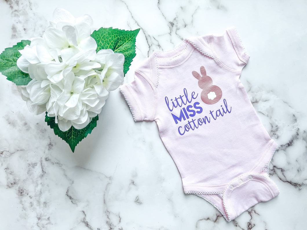 Little miss cotton tail onesie